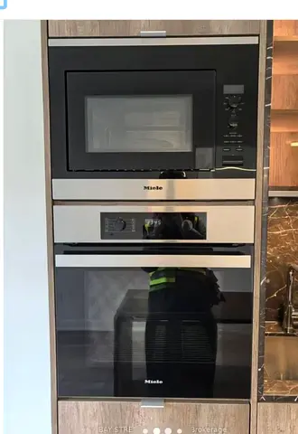 Miele built-in oven and microwave set