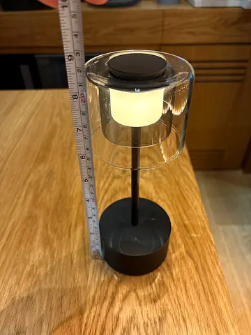 8 Voltra Cordless Table Lamps + Charging Tray