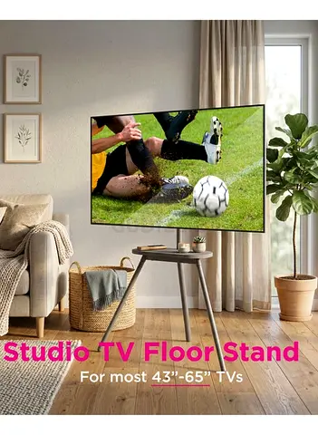 Tripod Studio TV Floor Stand for 42-65  inch TVs loading capacity 40 kg
