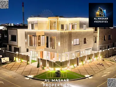 With only a 10% down payment | Own a luxury villa in Al Yasmin, Ajman | 6 master bedrooms with a po