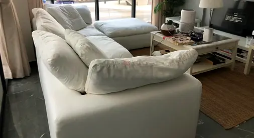 As perfect condition marina home white sofa