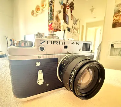 Vintage Soviet Zorki Camera 1974