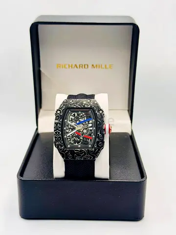 Richard Mille-style Skeleton Dial Mens Watch in Presentation Box