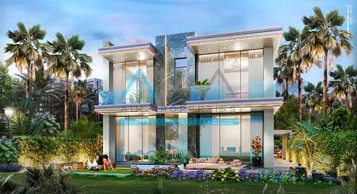 DAMAC ISLAND RESORT STYLE LAGOON VIEWS 5BR/MAIDS VILLA FREE HOLD AREA