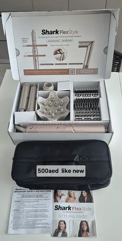 Shark FlexStyle Hair Styler - Like New, Complete Set (500 AED)