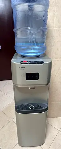 Hitachi Standing Water Dispenser - Silver, Good Working Condition