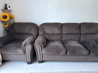 3 + 2 + 1 used sofa set for sale.