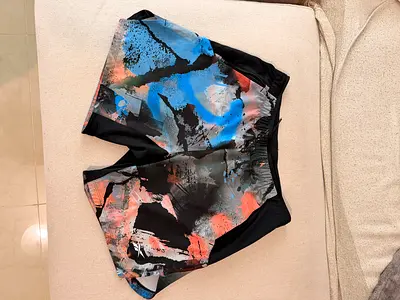 Adidas Mens Multicolor Athletic Swimming/Training Shorts - Size M
