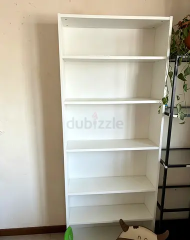 IKEA BILLY White Bookcase 80x28x202 cm - 5 Shelves