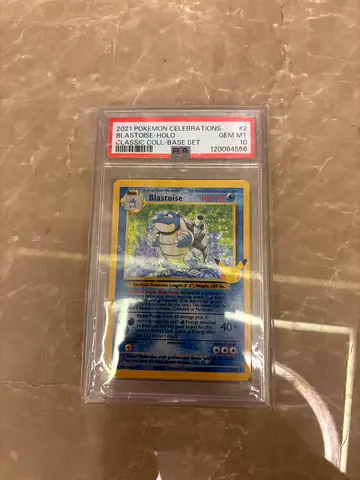 💧 PSA 10 Gem Mint Celebrations Blastoise Holo Classic Collection