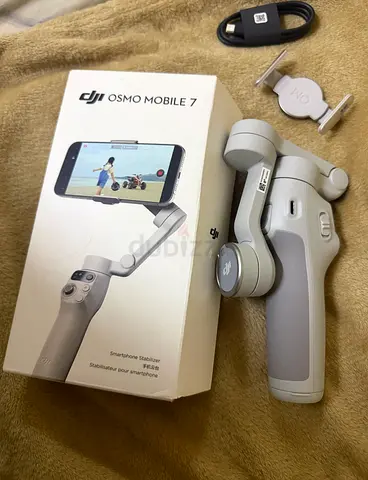DJI Osmo Mobile 7 Smartphone Gimbal - Light Gray, just out of box brand new condition