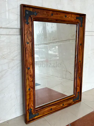 Marina antique mirror- solid wood frame