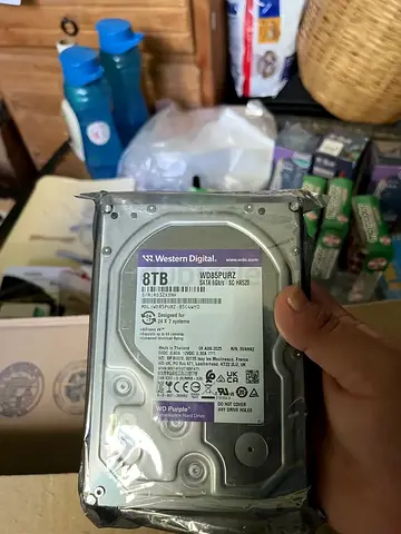 Western Digital WD Purple 8TB 3.5 HDD — Sealed (WD81PURZ)