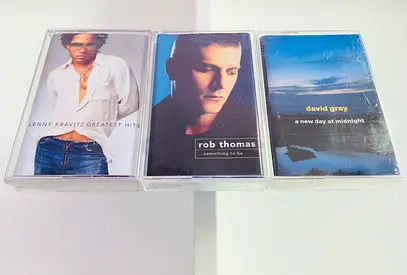 3 Male Rock / Pop Music Cassettes