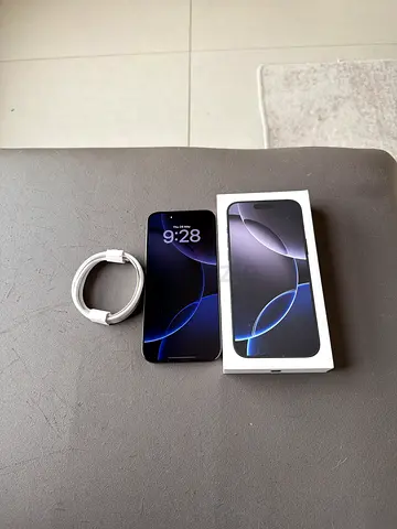 Selling my iPhone 16 Pro Max 256GB Black Titanium in good condition.