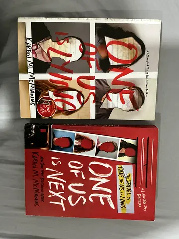 Unoriginal” One of Us Is Lying  One of Us Is Next (Karen M. McManus) - Set of 2 Paperback Thrillers