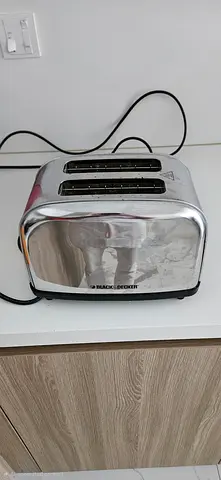 Black  Decker 2-Slice Stainless Toaster - Used, Working