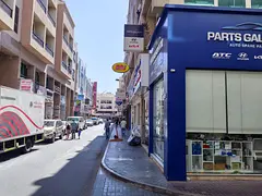 IN AUTO SPARE MARKET NEAR BANI YASS METRO STATION SHOP with MEZZANINE FOR RENT