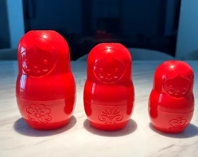 Souvenir measuring cups Matryoshka (Russian doll)