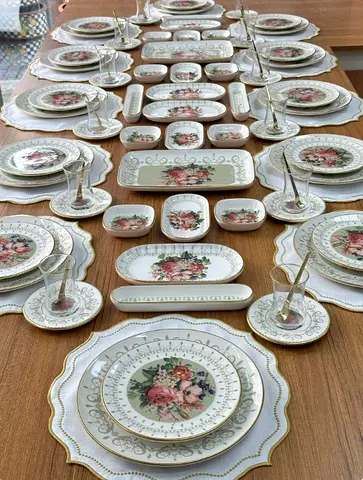 Dinner set porcelain 94 pieces