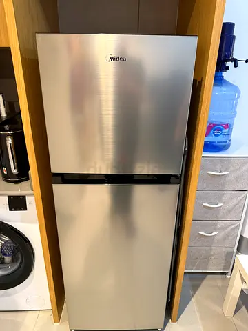 Midea Stainless Steel Refrigerator - 3 months old - it has 10 year warranty on compressor