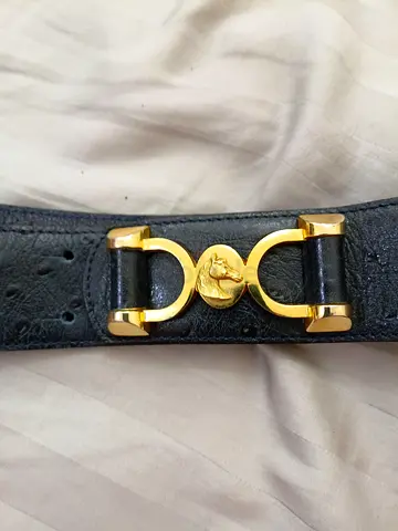 Medicis ostrich belt
