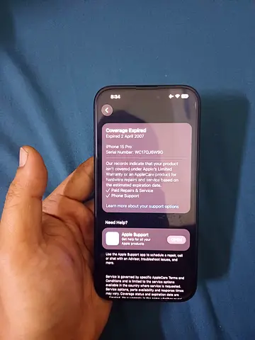 Iphone 15 pro Blue Titanium