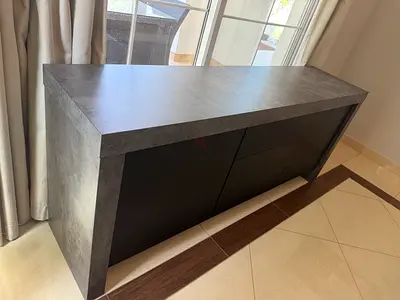 Modern black  grey sideboard