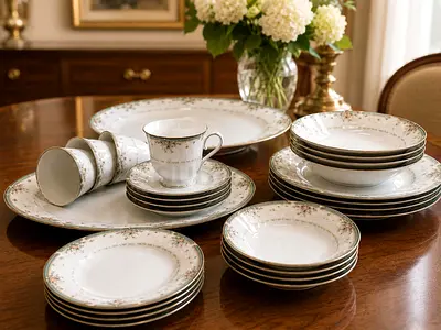Noritake Greenbrier 4101 Fine China Set – 25 Pieces