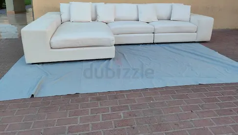 As perfect condition eichholtz brand lshape sofa