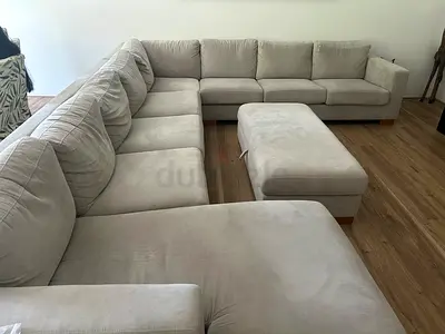 Lounge Sofa Set w/storage ottoman