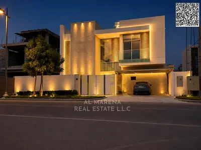 Two-story villa with a rooftop terrace and swimming pool, located close to amenities, priced inclus