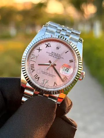 Rolex DateJust 36mm pink dial