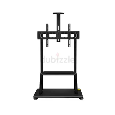 Mobile TV Floor Stand with Wheels and Shelf 40 100 loading capacity 150kg