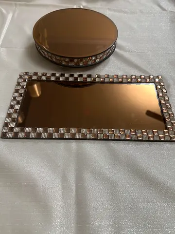 Decorative Rectangular and Circular Mirror Pieces