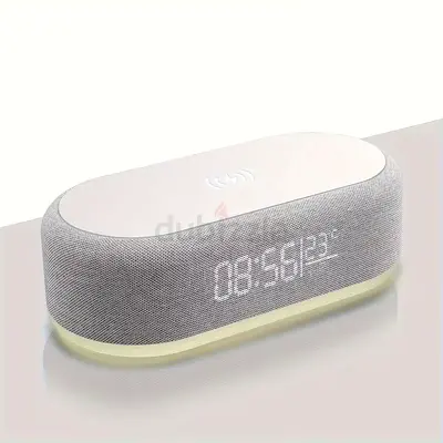 Digital Alarm Clock with Wireless Charging