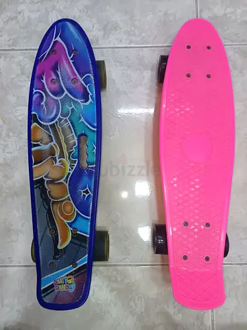 ​2 Kids Skateboards – Pink and Blue