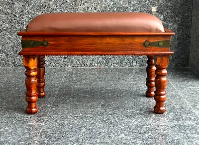Antique solid wood bench
