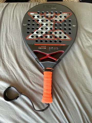 Used NOX Padel Racket with Wrist Strap - Good Condition