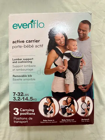 Evenflo Active Baby Carrier (for 7-32 lbs) - 3 Carrying Positions