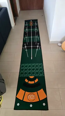 Golf putting mat