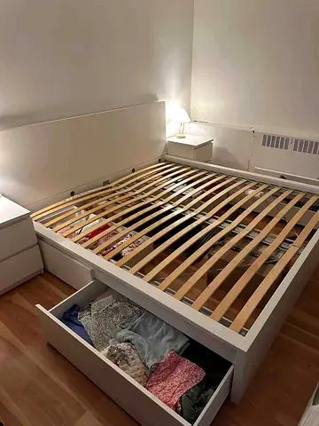 IKEA Bed and mattres / king size