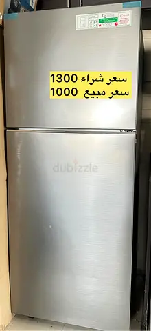 Top-freezer Refrigerator - Good Condition, Silver Finish