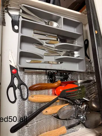 Kitchen utensil and cutlery set – used, assorted tools
