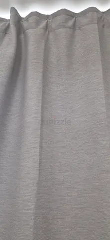 Light grey fabric curtains - set of panels, good condition
