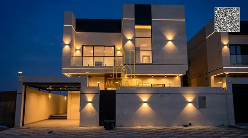 🏡 فيلا فاخرة للبيع في الحليو – عجمان | 🛏️ 5 غرف ماستر | 🧾 شامل رسوم التسجيل | تكييف مركزي | 10% مقدم
