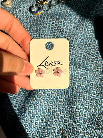 Lovisa Pink and white Flower Stud Earrings (2 pairs)  - New and unused