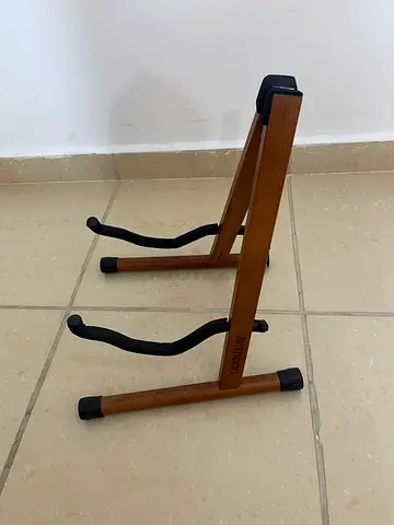 Wooden Foldable Guitar Stand - Compact and Stable