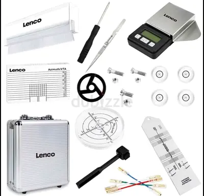 Lenco Turntable  Cleanig kit -  12-in-1 set with turntable accessories