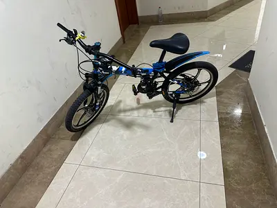 Hummer blue and black mountain bike